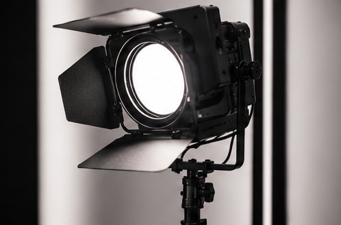 Fresnel-Studioscheinwerfer mit Torblende